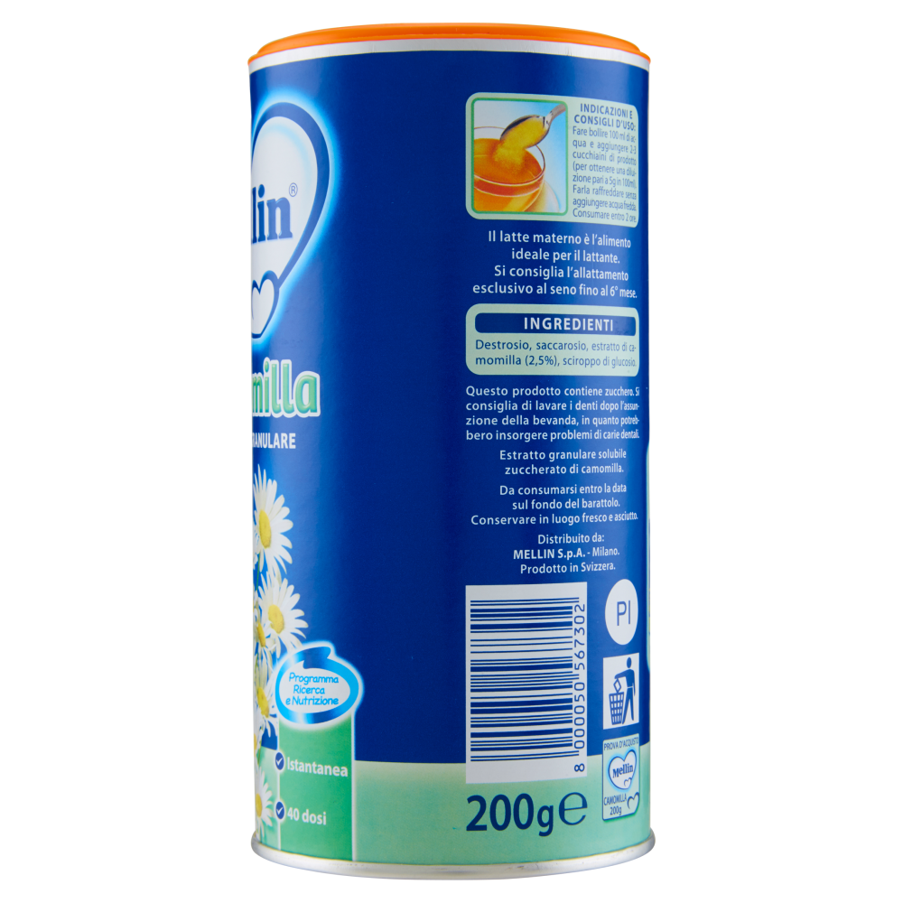 Mellin Camomilla estratto granulare 200 g