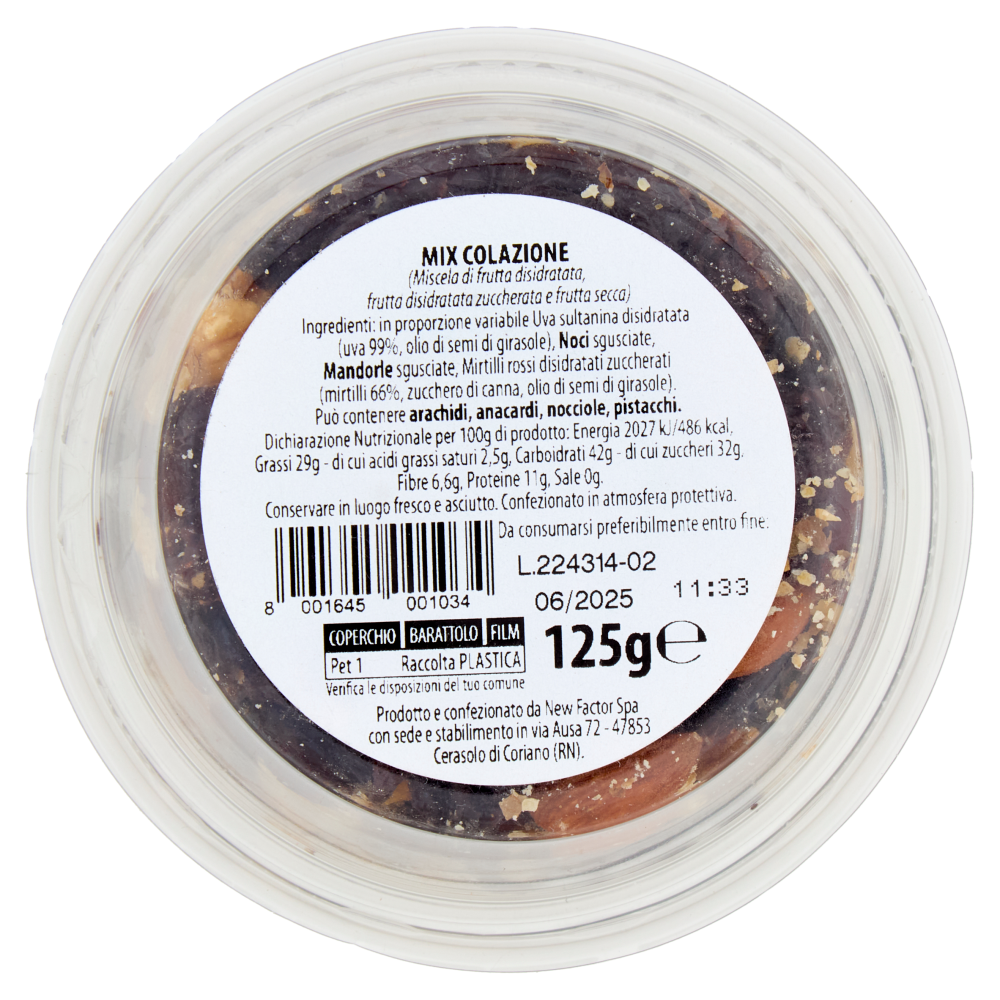 Mister Nut Wellness Mix Colazione 125 g