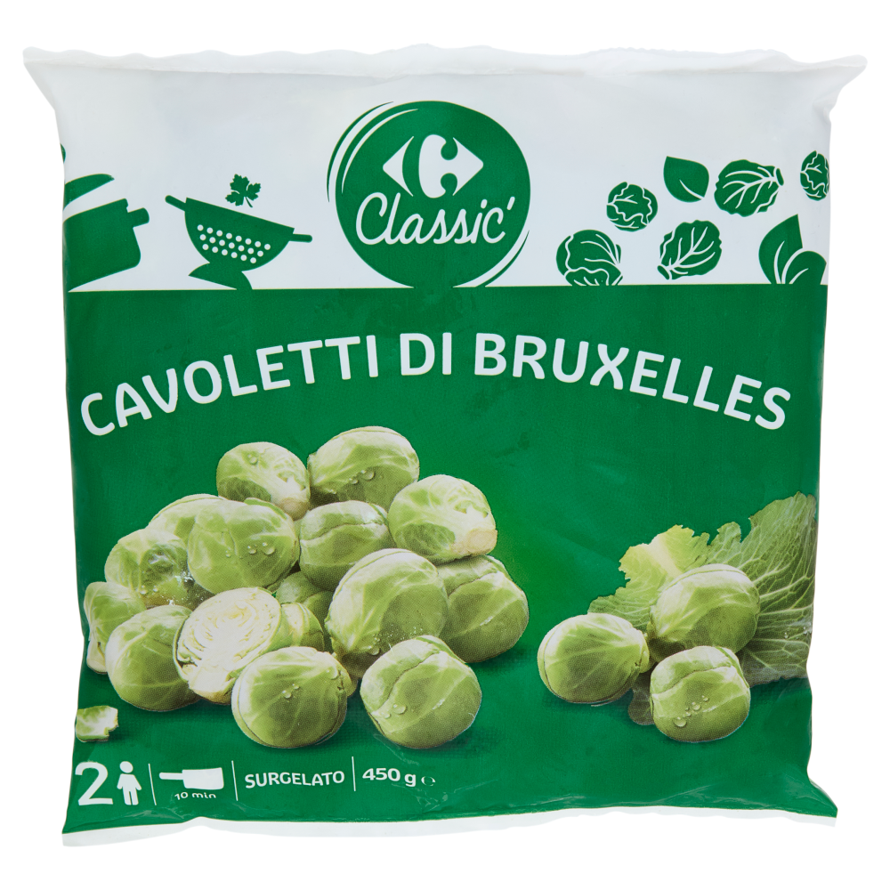 Carrefour Classic Cavoletti di Bruxelles Surgelato 450 g
