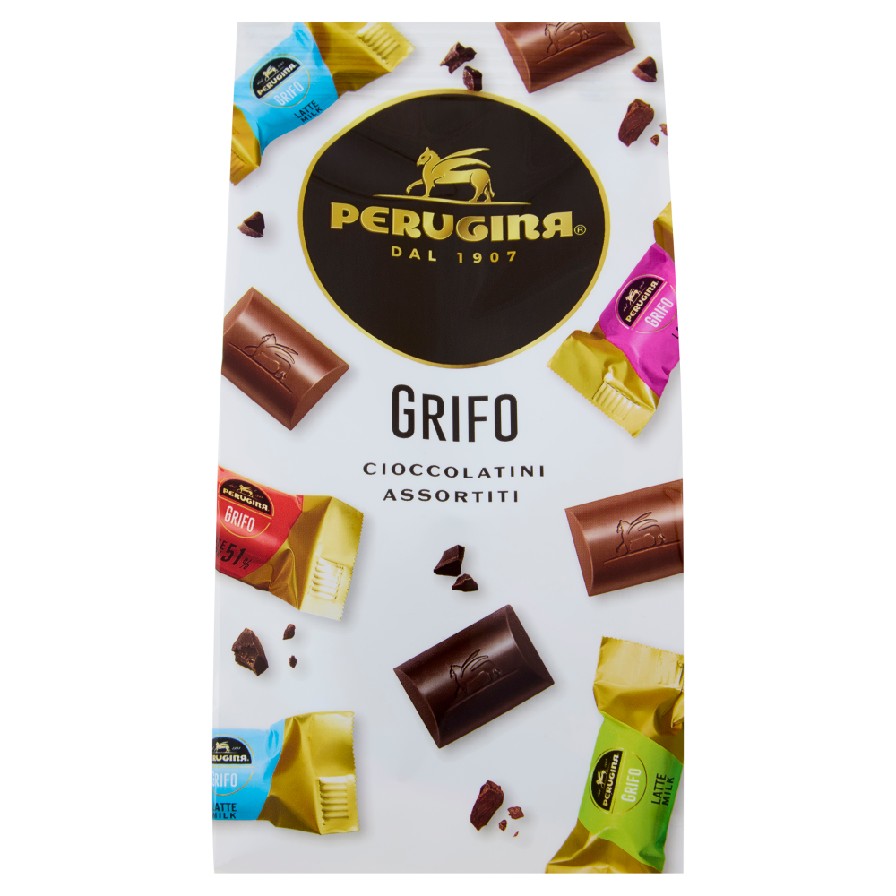 PERUGINA Grifo Assortito Cioccolatini Fondenti e al Latte Sacchetto 180g