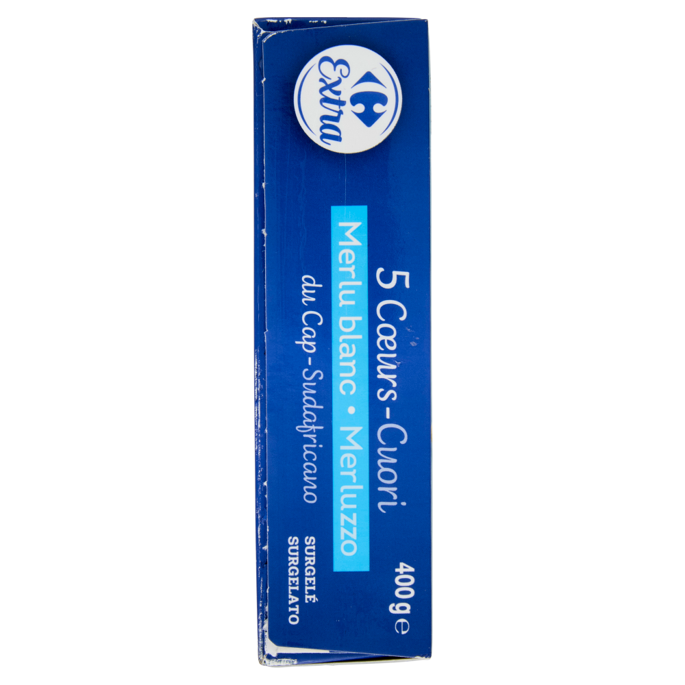 Carrefour Extra 5 Cuori Merluzzo Sudafricano Senza Spine* Surgelato 400 g