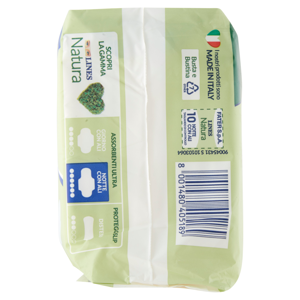 Lines Natura Notte con Ali 8+2 pz