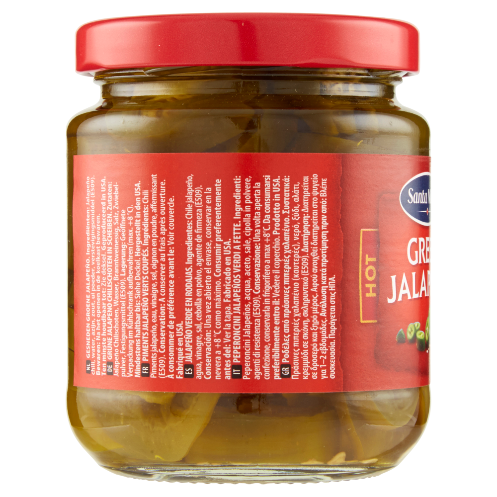 Santa Maria Green Jalapeño Hot 215 g
