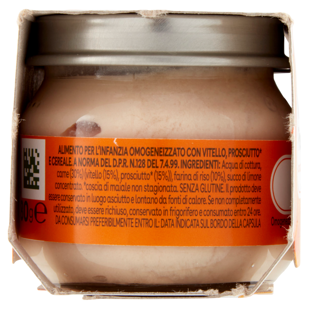 Plasmon Omogeneizzato Vitello Prosciutto* con cereale 2 x 80 g