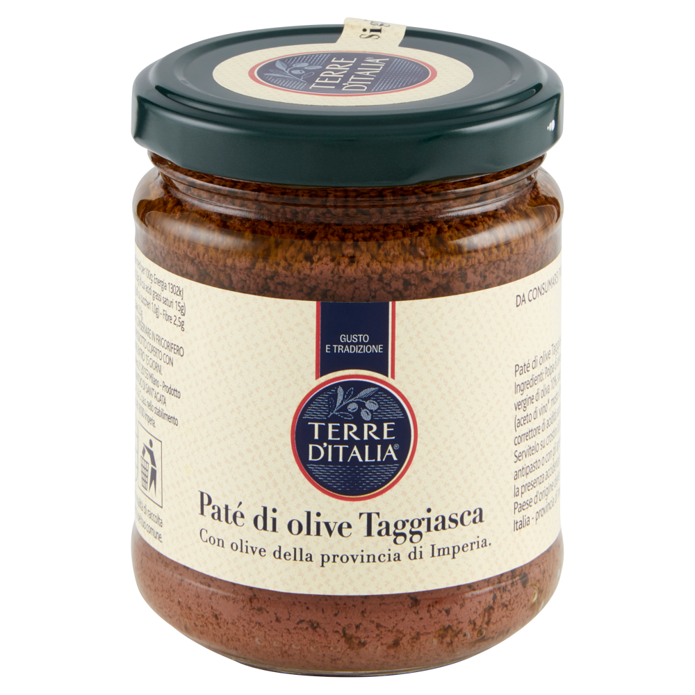 Terre d'Italia Pat&eacute; di olive Taggiasca 180 g