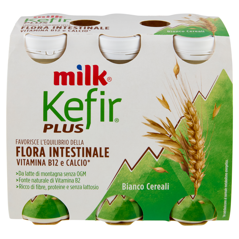 Milk Kefir Plus Bianco Cereali 6 x 100 g