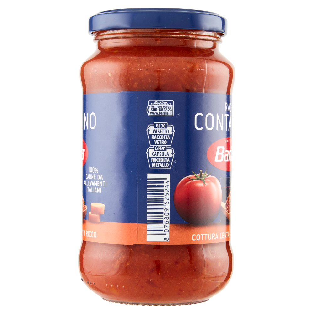 Barilla Sugo Rag&ugrave; Contadino vino rosso Condimento per Pasta 400g