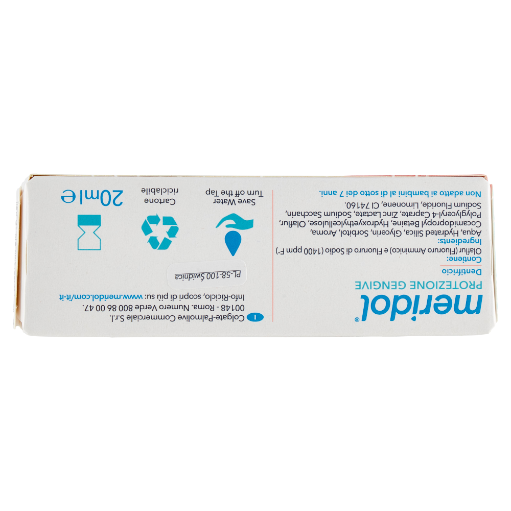 meridol dentifricio Protezione Gengive con effetto antibatterico 20 ml
