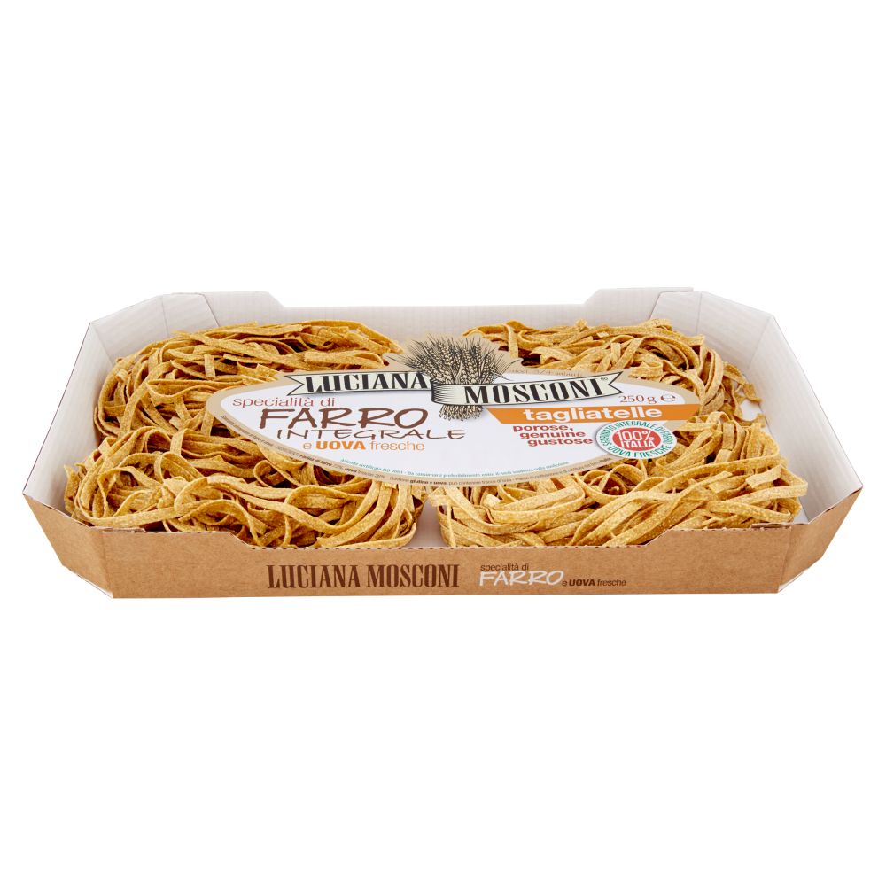 Luciana Mosconi tagliatelle specialità di Farro integrale e Uova fresche 250 g