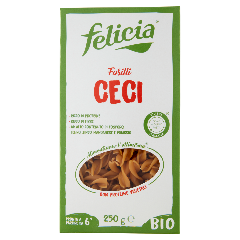felicia Fusilli Ceci Bio 250 g