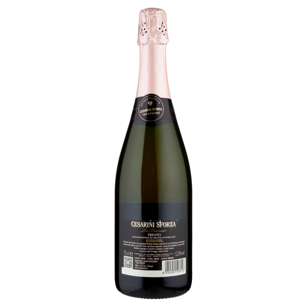 Cesarini Sforza Trento DOC le Premier Brut Ros&eacute; Metodo Classico 75 cl