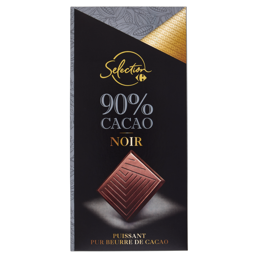 Carrefour Selection 90% Cacao Noir 80 g