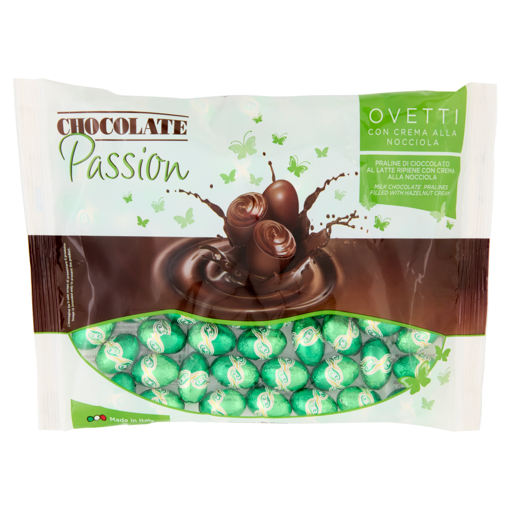 Chocolate Passion Ovetti con Crema alla Nocciola 450 g