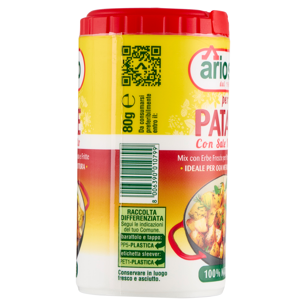 ariosto per Patate con Sale Iodato 80 g