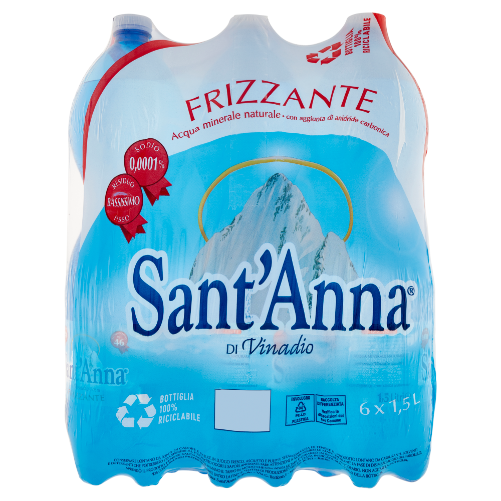 Sant'Anna di Vinadio Frizzante 6 x 1,5 L