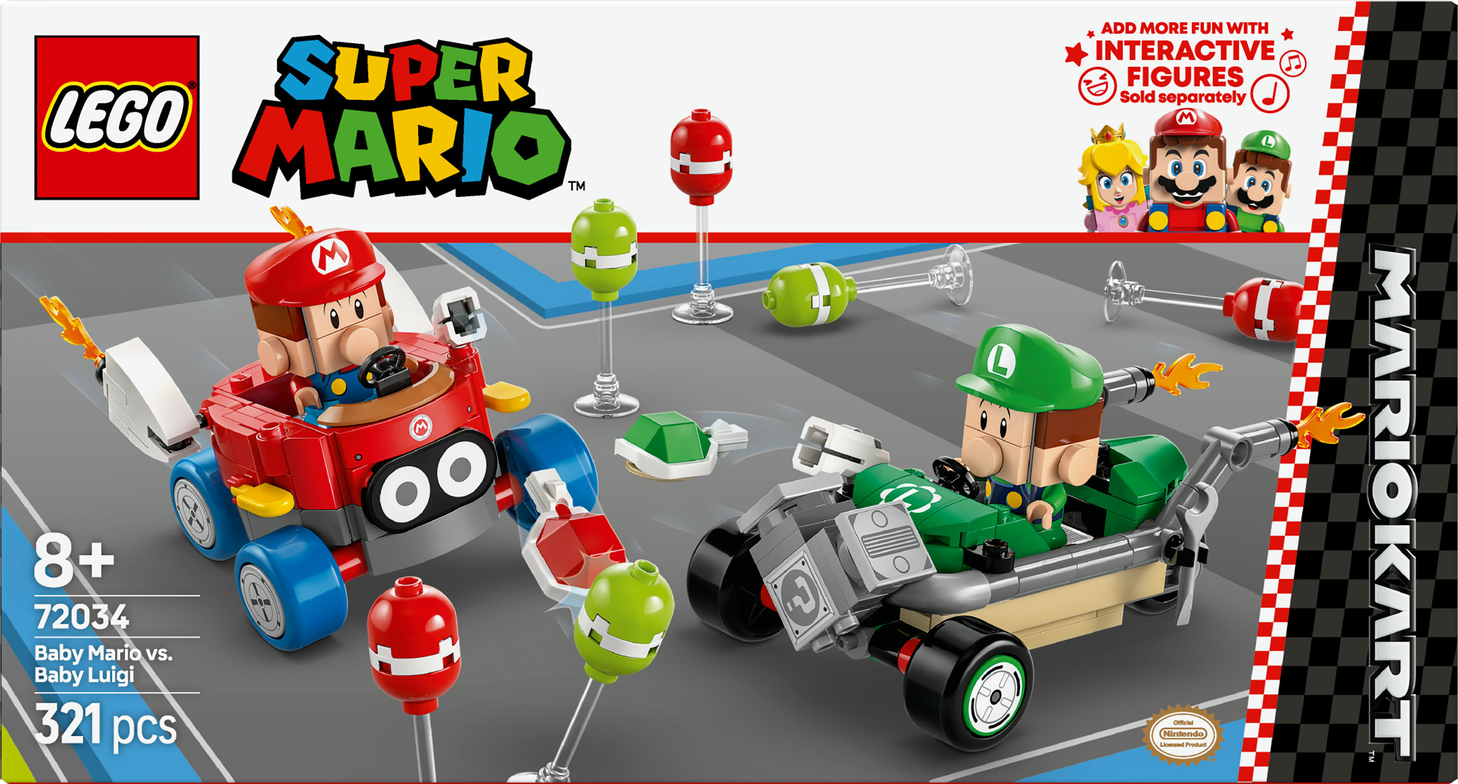 LEGO Super Mario Mario Kart™: Baby Mario vs Baby Luigi