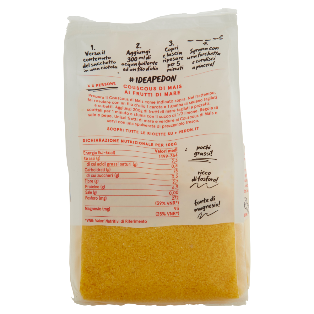pedon I Salvaminuti Cous Cous di Mais 250 g