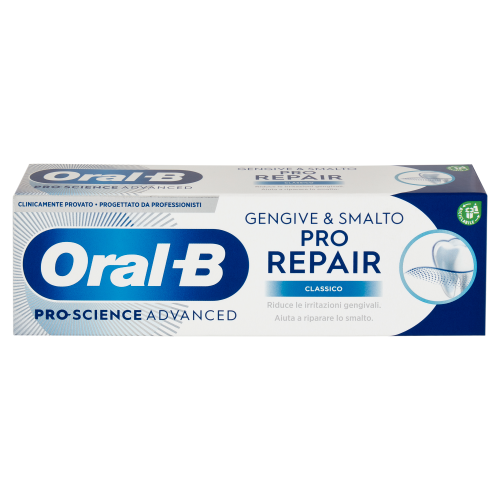 Oral-B Pro-Science Advanced Dentifricio Gengive & Smalto Pro Repair Classico 75 ml