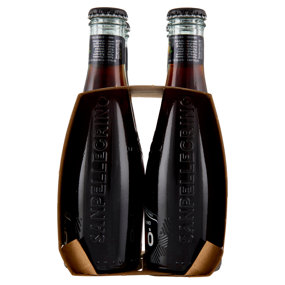 BIBITE SANPELLEGRINO, Bevande Gassate, Chin&ograve;, Vetro 4x20cl