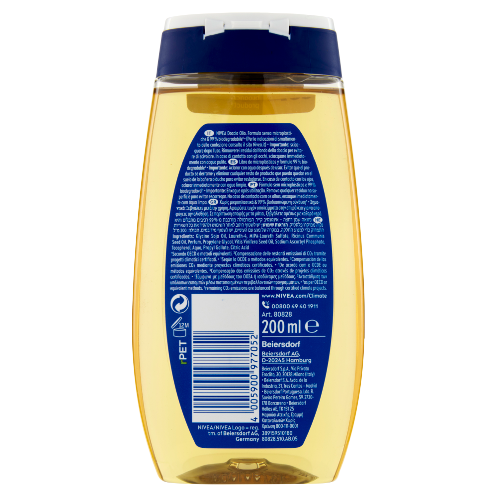 Nivea Rich Care Shower Oil 200 ml Carrefour