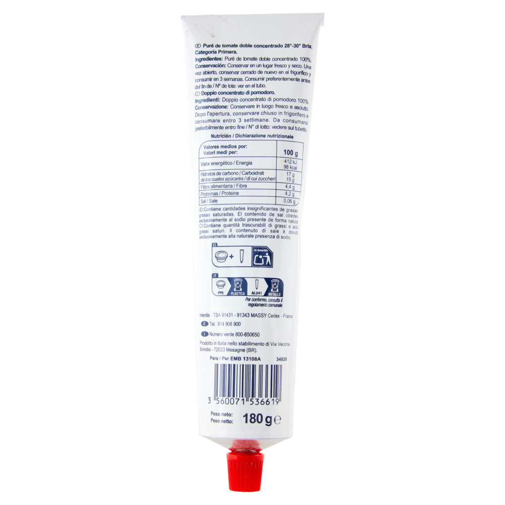 Simpl Doppio Concentrato di Pomodoro 180 g