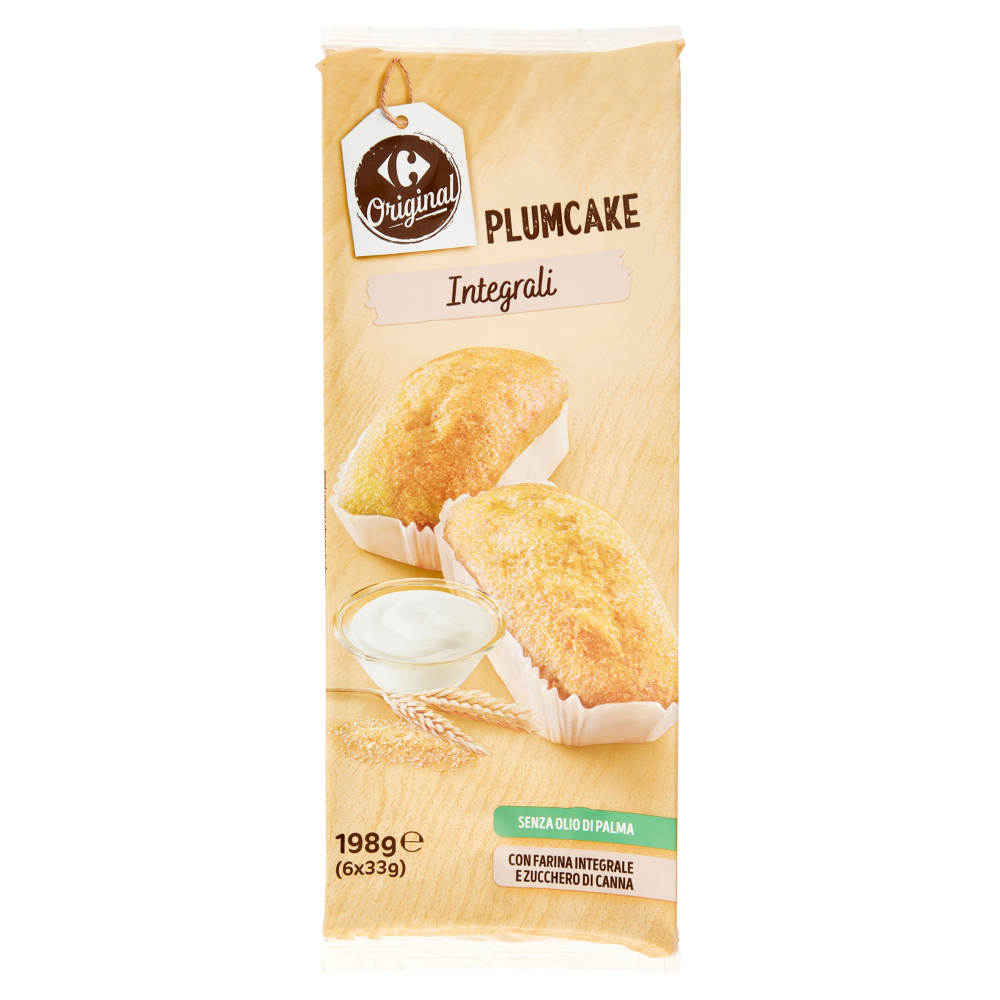 Carrefour Original Plumcake Integrali 6 x 33 g