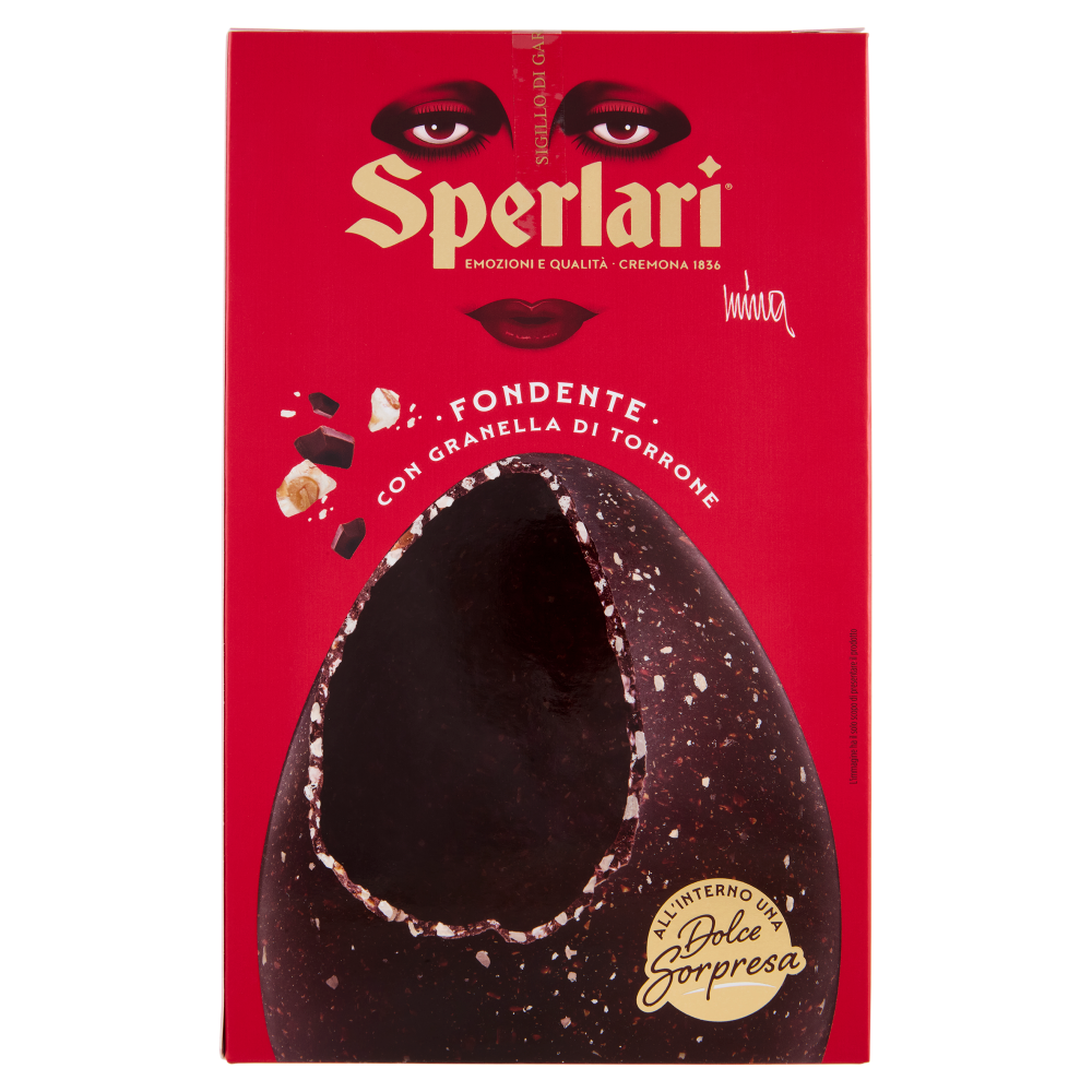 Sperlari Fondente con Granella di Torrone 290 g