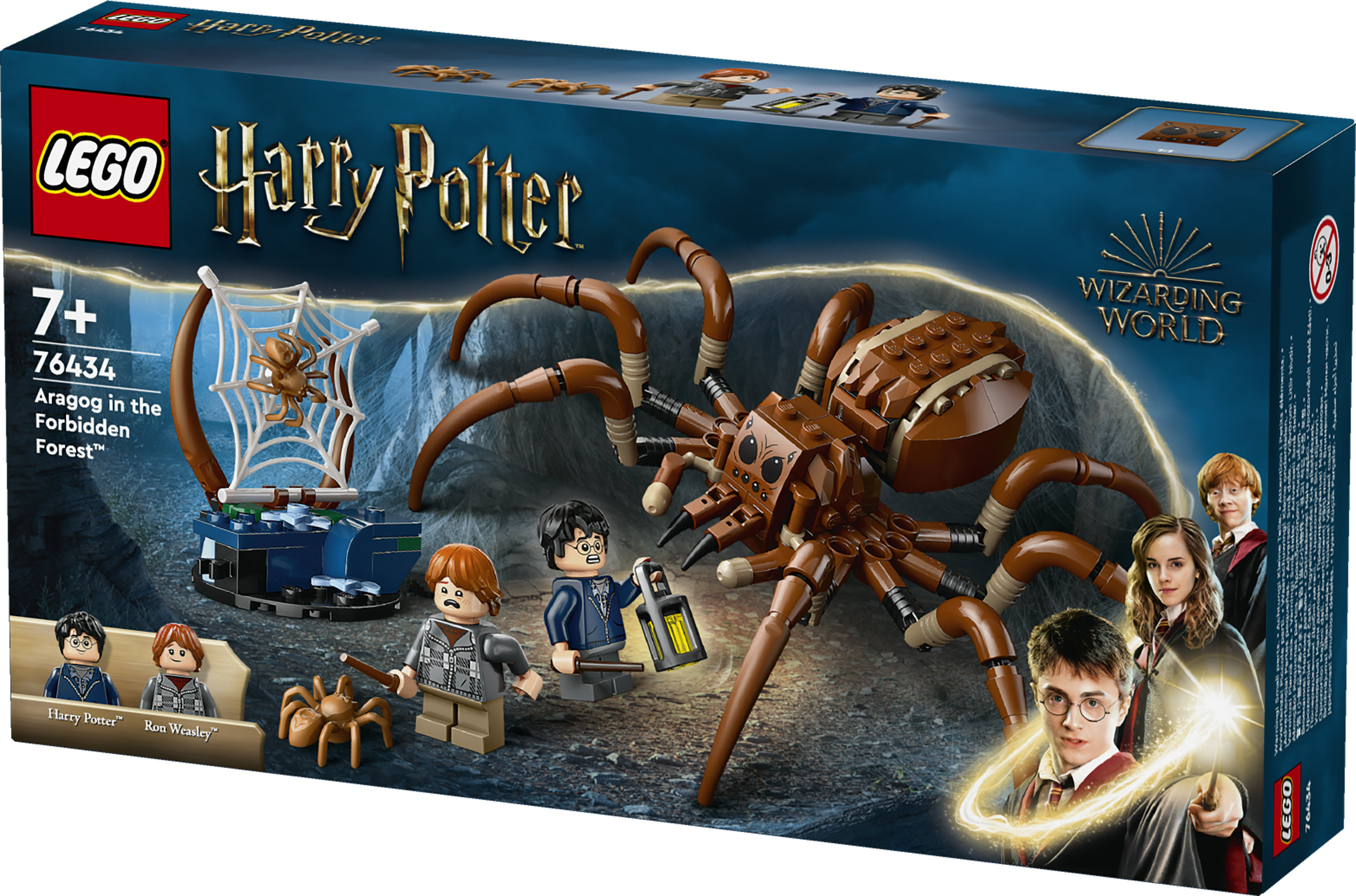 LEGO Harry Potter 76434 Aragog nella Foresta Proibita, Ragno Giocattolo con Parti Snodabili, Giochi di Magia per Bambini 7+