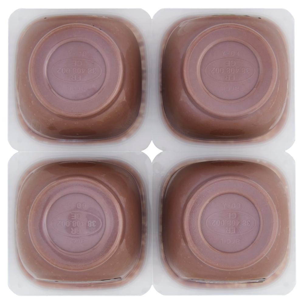 DANETTE Mars, Budino con Caramello Salato, Cioccolato e Cacao, 4x115g