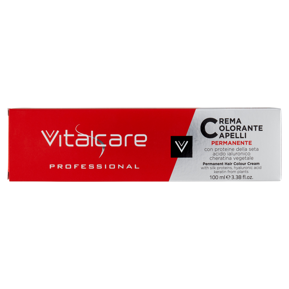 Vitalcare Professional Crema Colorante Capelli Permanente 7/00 Biondo 100 ml
