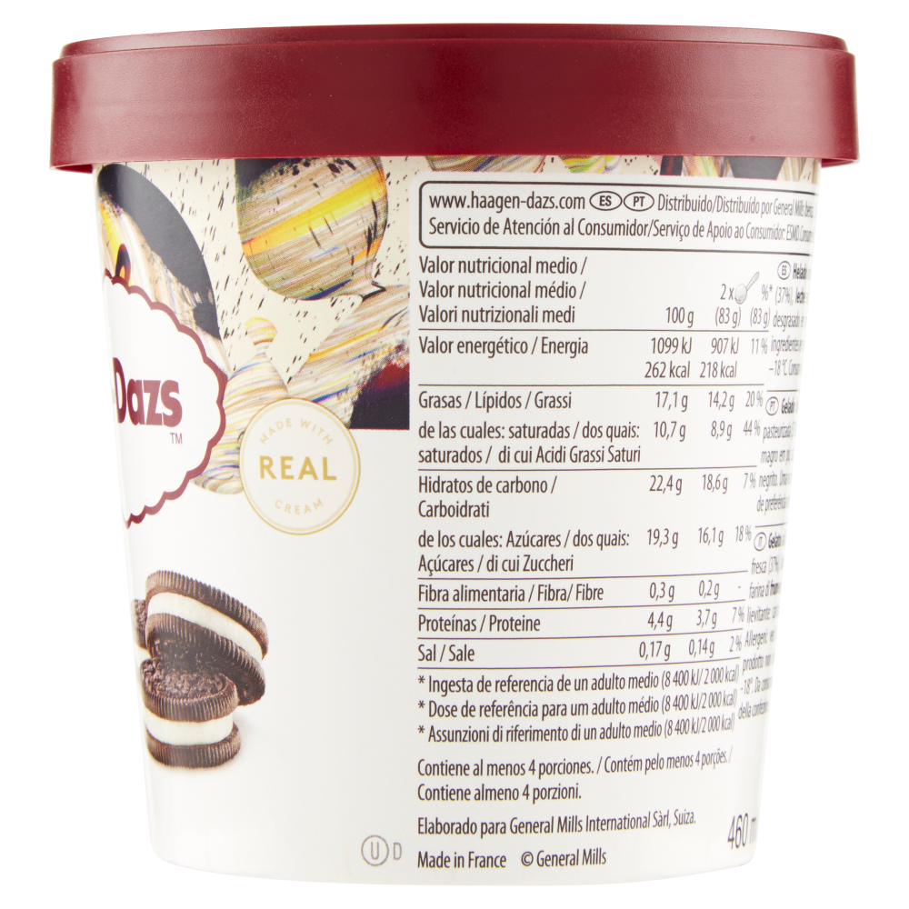 Häagen-Dazs Cookies & Cream 386 g