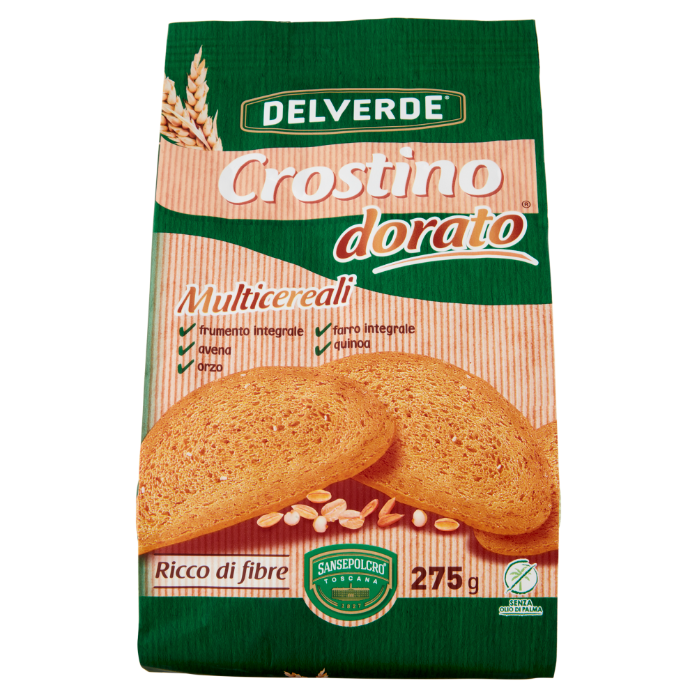 Delverde Crostino dorato Multicereali 275 g