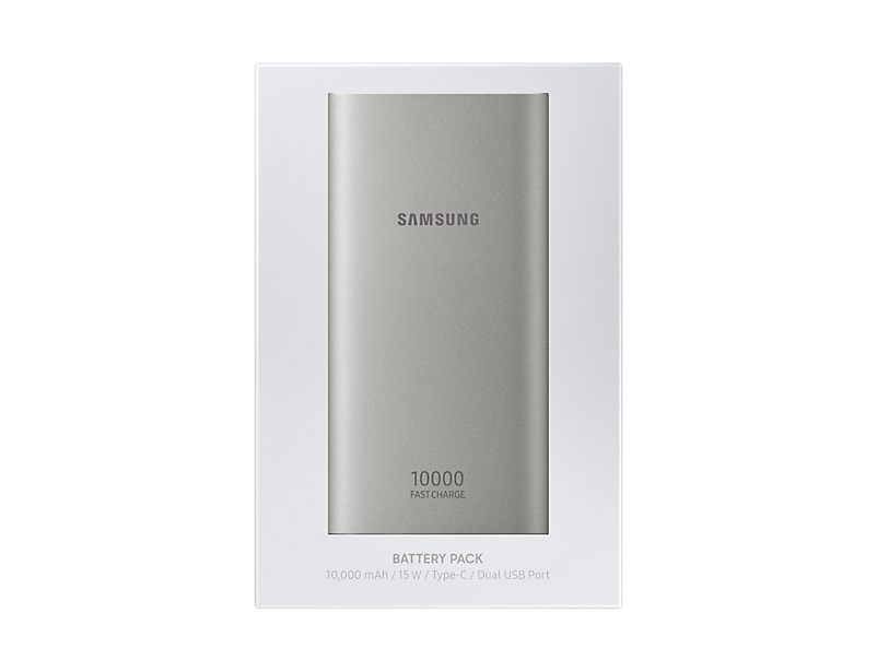 Samsung EB-P1100C 10000 mAh Argento