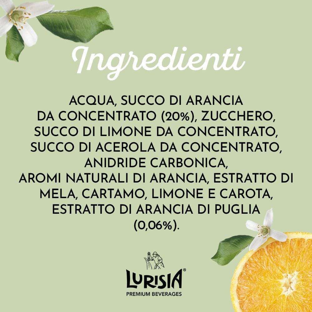 Lurisia Aranciata 4 x 275ml