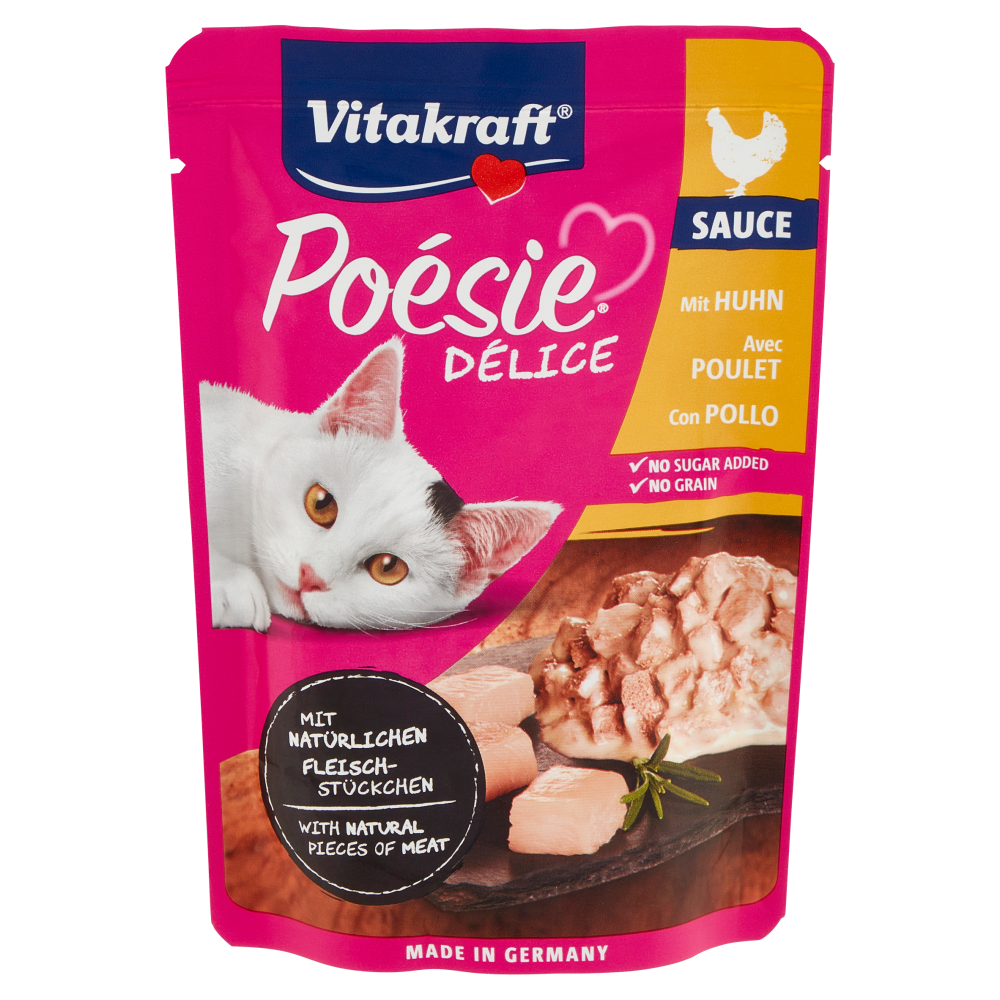 Vitakraft Poésie Délice Sauce con Pollo 85 g