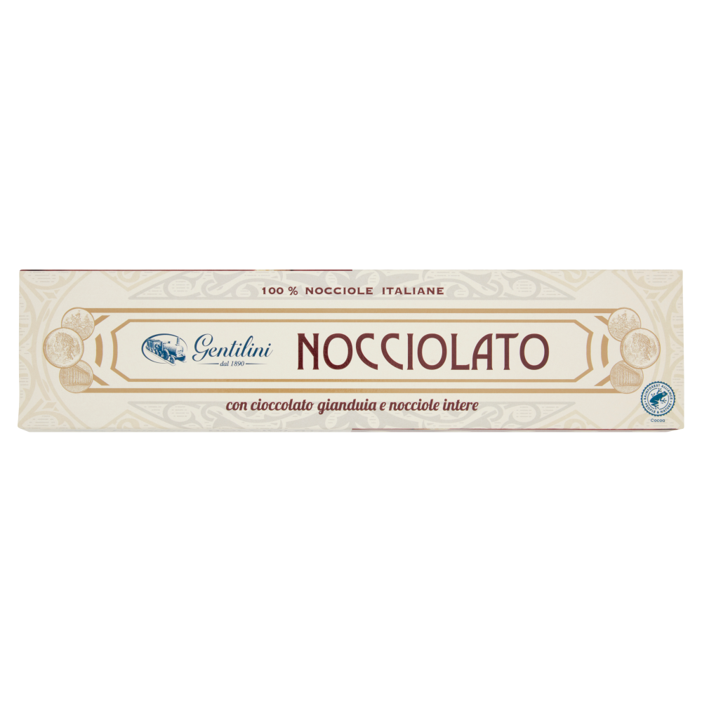 Gentilini Nocciolato con cioccolato gianduia e nocciole intere 250 g