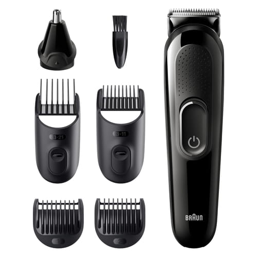 Braun All-in-one Rifinitore Tutto-In-Uno 3 MGK3320 Regolabarba Uomo 6-In-1, Tagliacapelli, Per Viso, Capelli