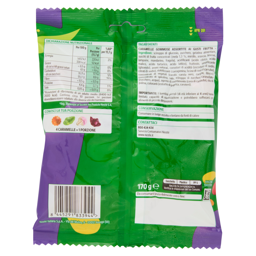 FRUIT JOY Caramelle Gommose Mixle Pixle 170g