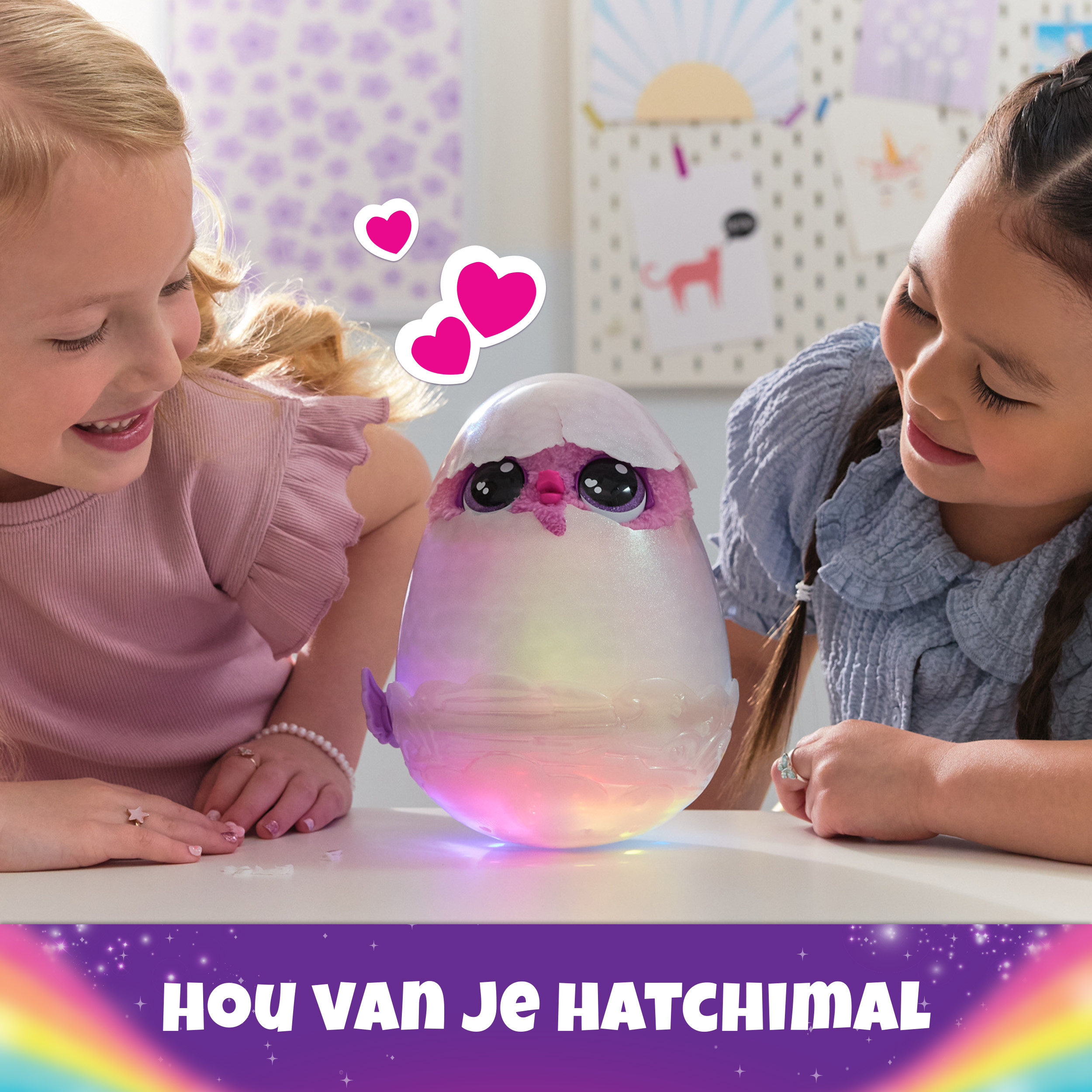 Hatchimals Alive, Uovo Mystery Hatch Pufficorn, Peluche Interattivo a Sorpresa con Effetti Speciali, Nebbia, Luci, 100 Reazioni e Suoni, Giocattoli per Bambini e Bambine, 5+ Anni - Modelli Variabili
