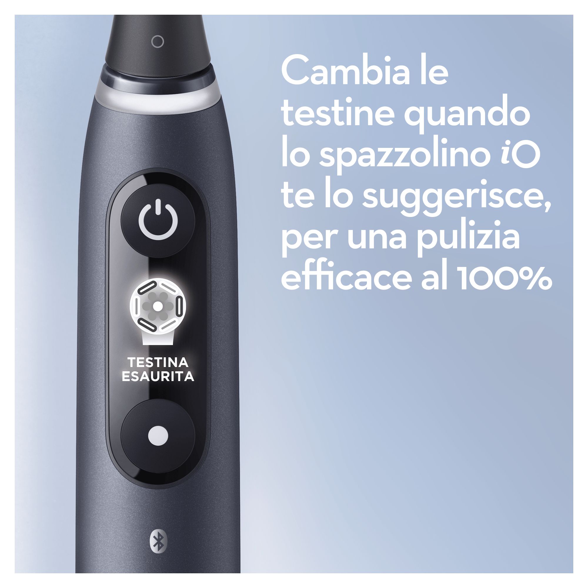 Oral-B iO Spazzolino Elettrico Ricaricabile 7S Nero, 2 Testine, 1 Custodia Da Viaggio, 1 Spazzolino