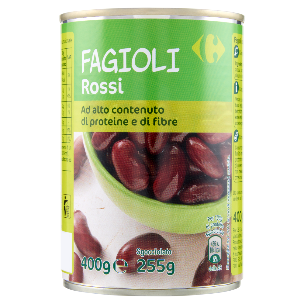 Carrefour Fagioli Rossi 400 g