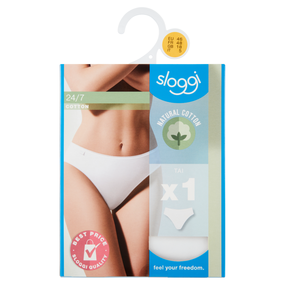 sloggi 24/7 Cotton Tai tg. 5 White 1 pz