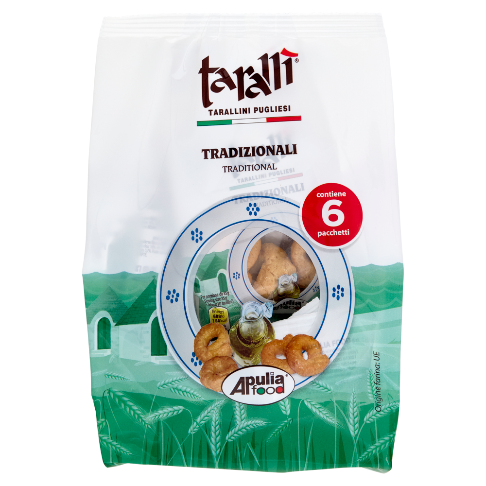 tarall&igrave; Tarallini Pugliesi Tradizionali 6 x 35 g