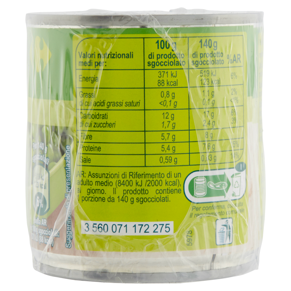 Carrefour Piselli Fini 3 x 200 g