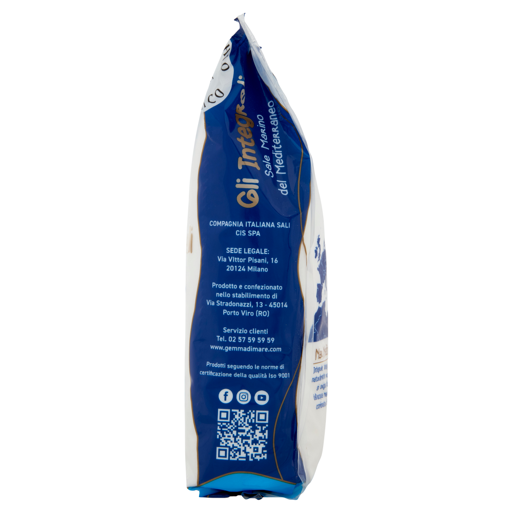 Gemma di mare Gli Integrali Sale Marino del Mediterraneo Fino 1000 g