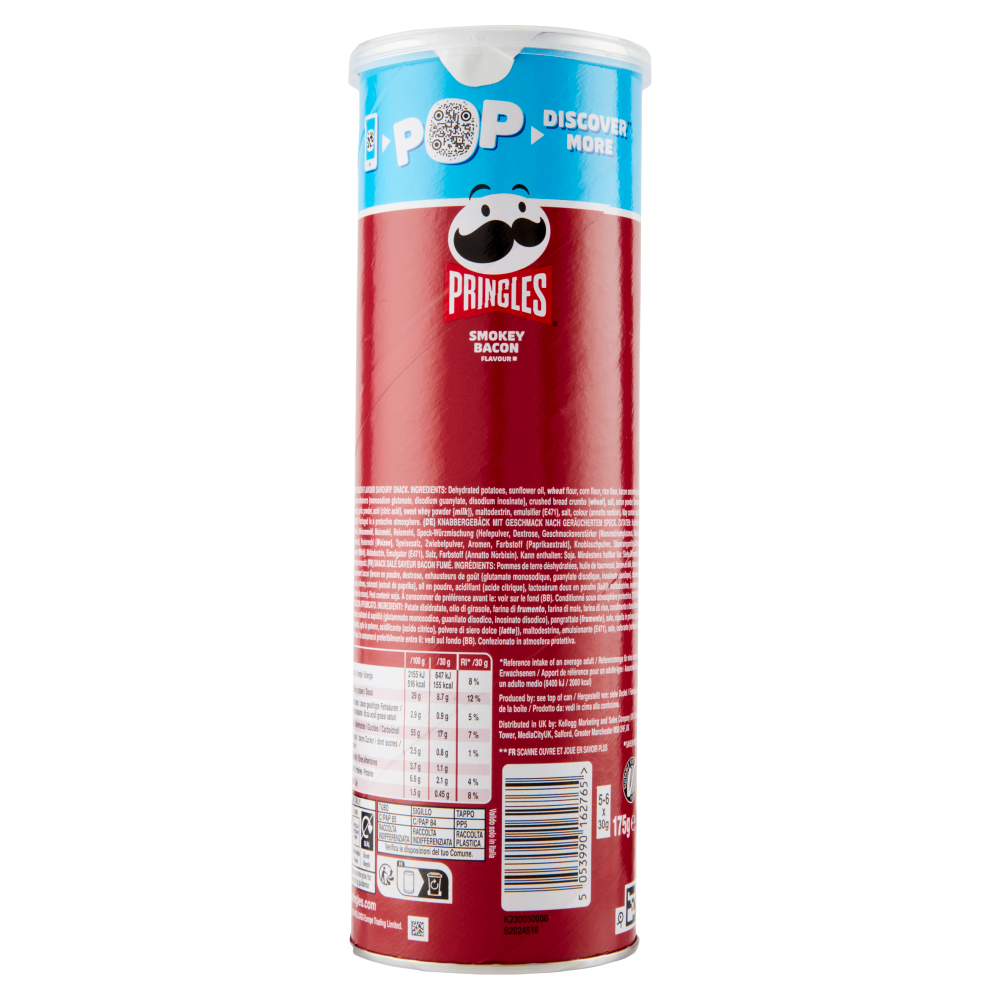 Pringles Smokey Bacon Flavour 175 g