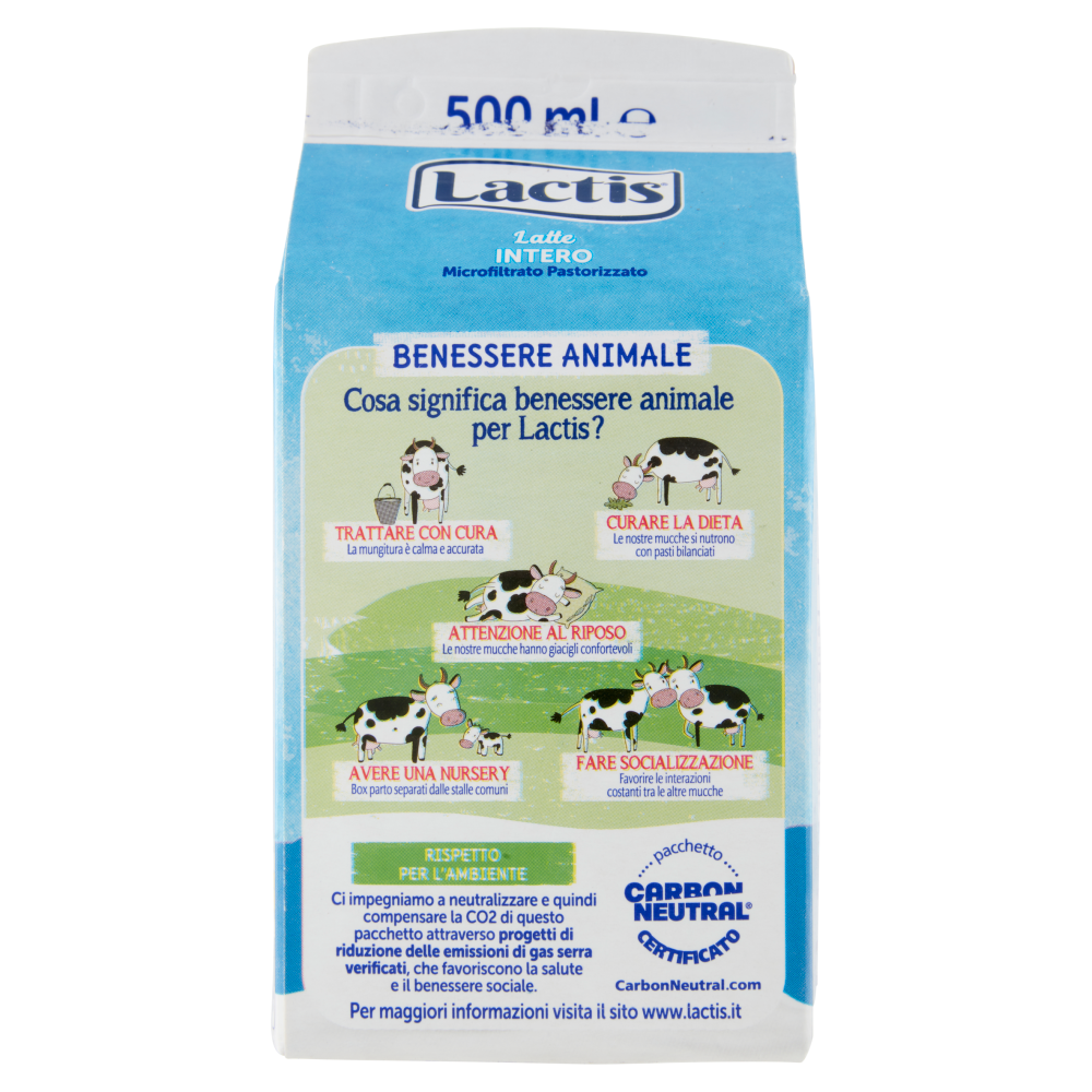 Lactis Latte Intero Microfiltrato Pastorizzato 500 ml