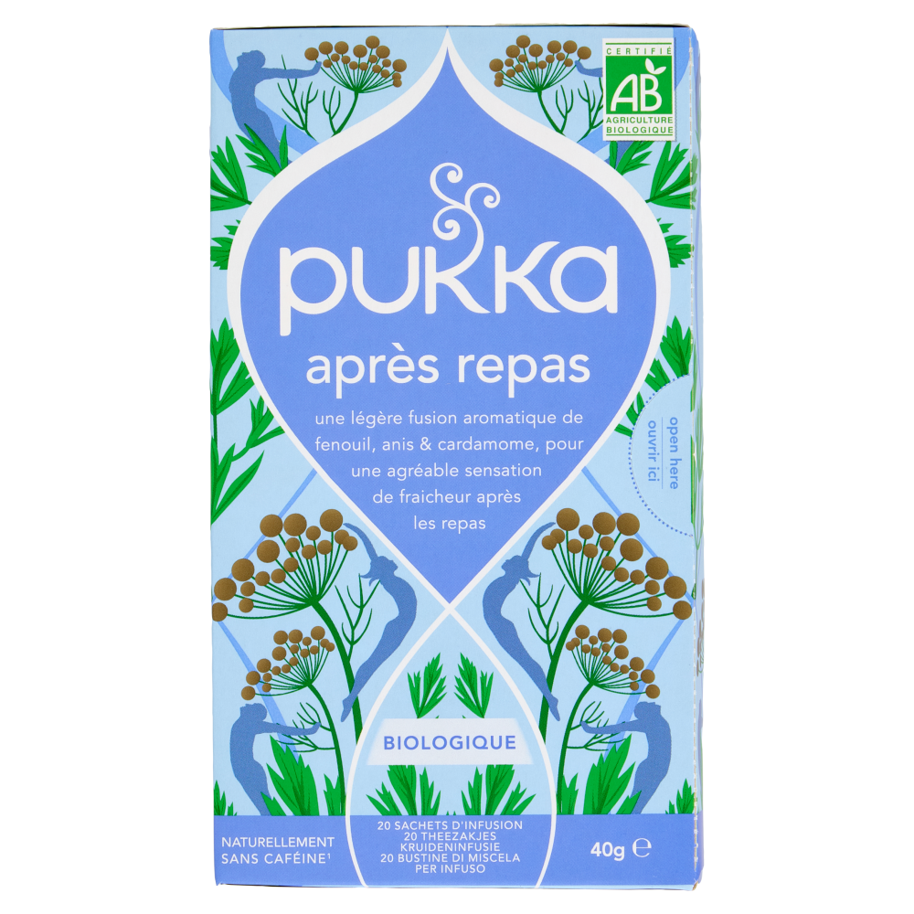 pukka after dinner Organic 20 Bustine di Miscela per Infuso 40 g