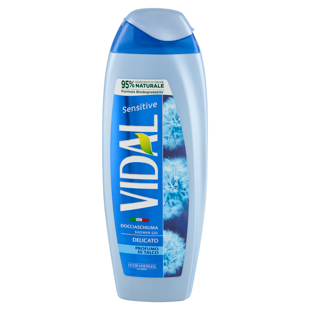 Vidal Sensitive Docciaschiuma Delicato Profumo di Talco 250 ml