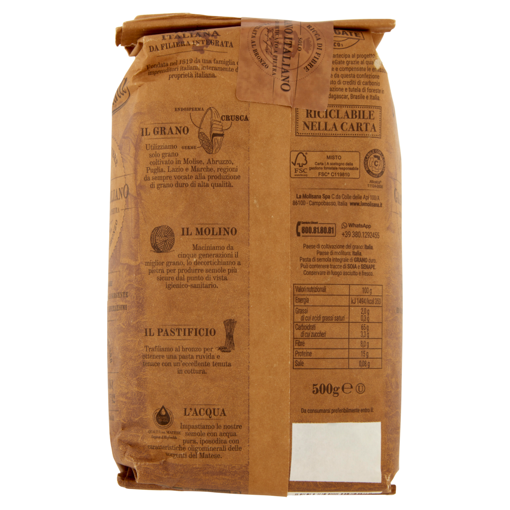 La Molisana integrale 42 Ditaloni Rigati 500 g
